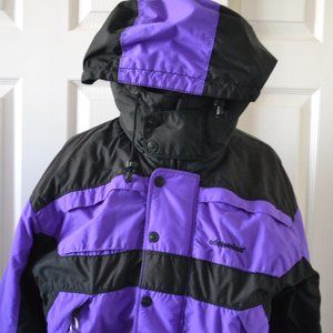 Vintage Edelweiss Purple Ski Suit Size L